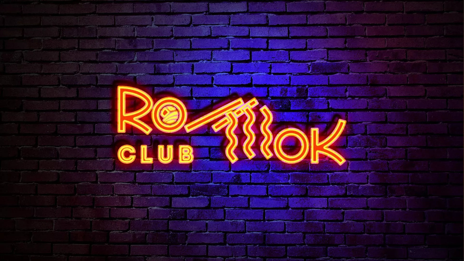 Разработка интерьерной вывески суши-бара «Roll Wok Club» в Зеленодольске